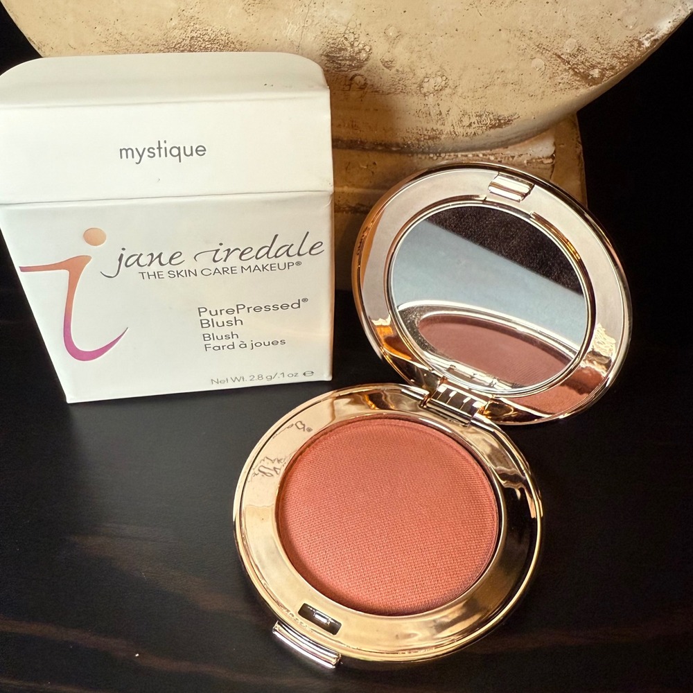 Jane Iredale PurePressed Blush Mystique Mineral Makeup 2.8g Compact New in Box